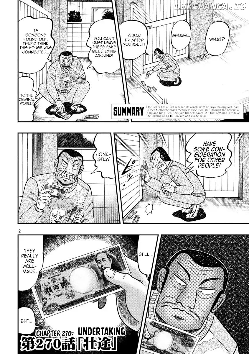 Kaiji series - 6th Part: Tobaku Datenroku Kaiji: 24oku Dasshutsu Hen chapter 15 - page 2