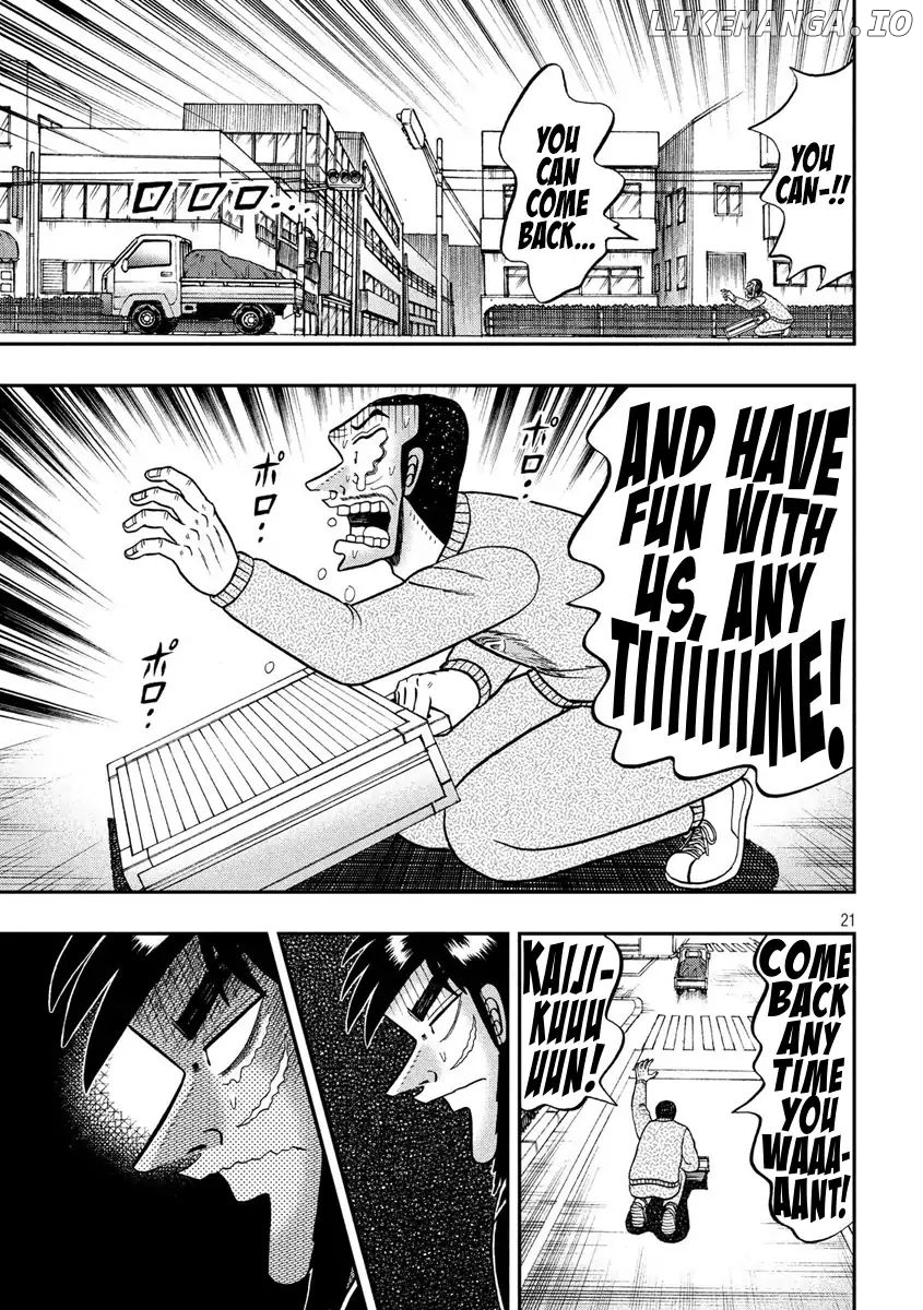 Kaiji series - 6th Part: Tobaku Datenroku Kaiji: 24oku Dasshutsu Hen chapter 15 - page 21