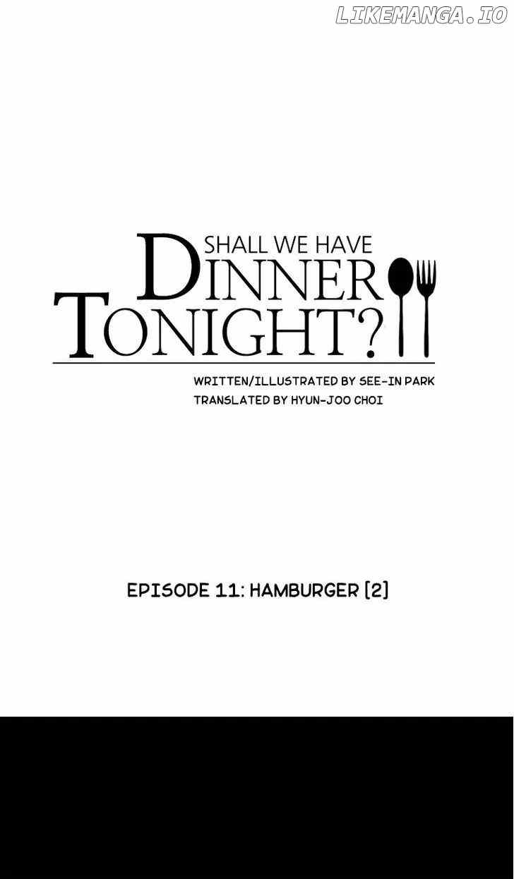 Shall We Have Dinner Tonight? chapter 11 - page 1