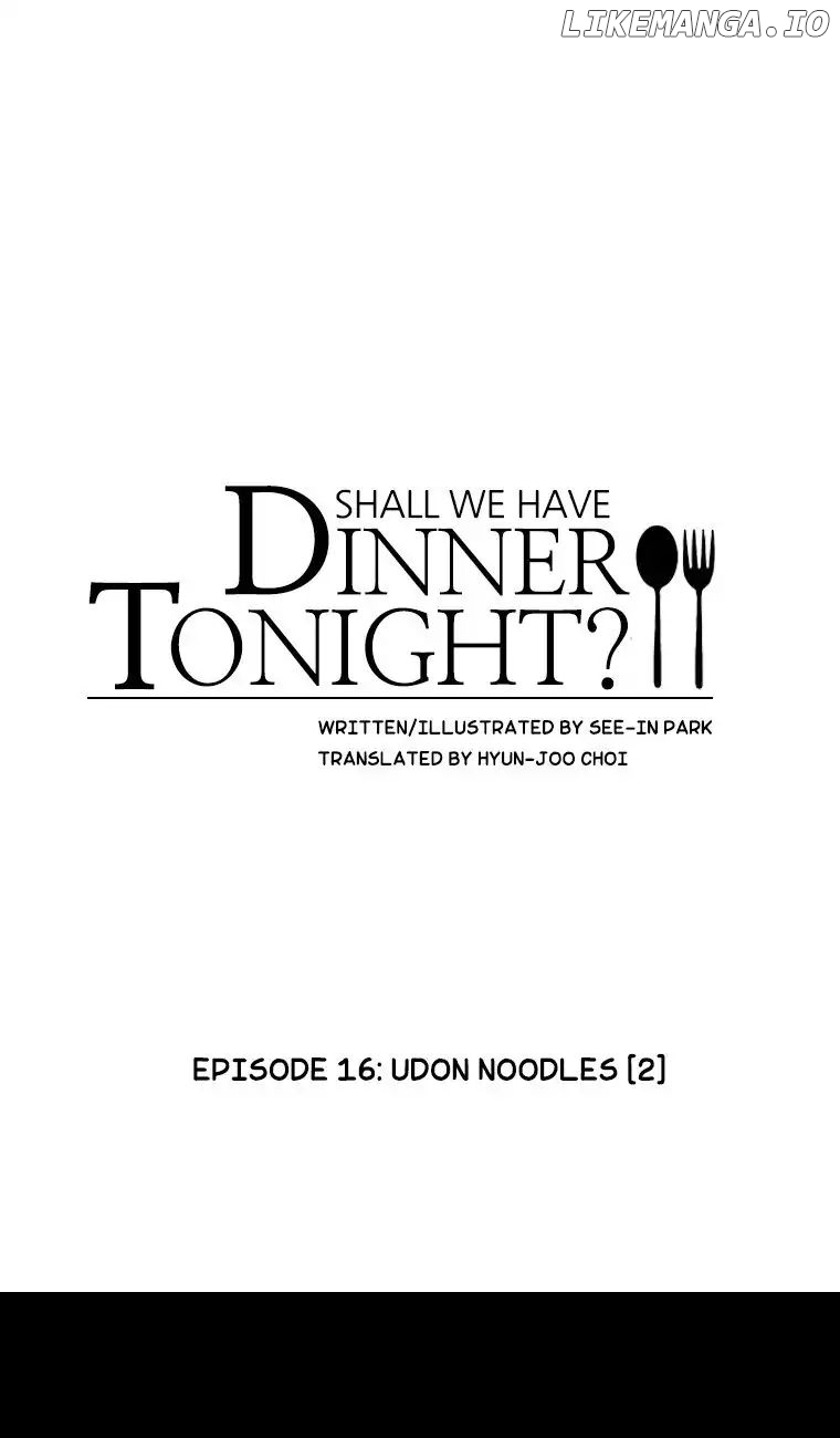 Shall We Have Dinner Tonight? chapter 16 - page 1