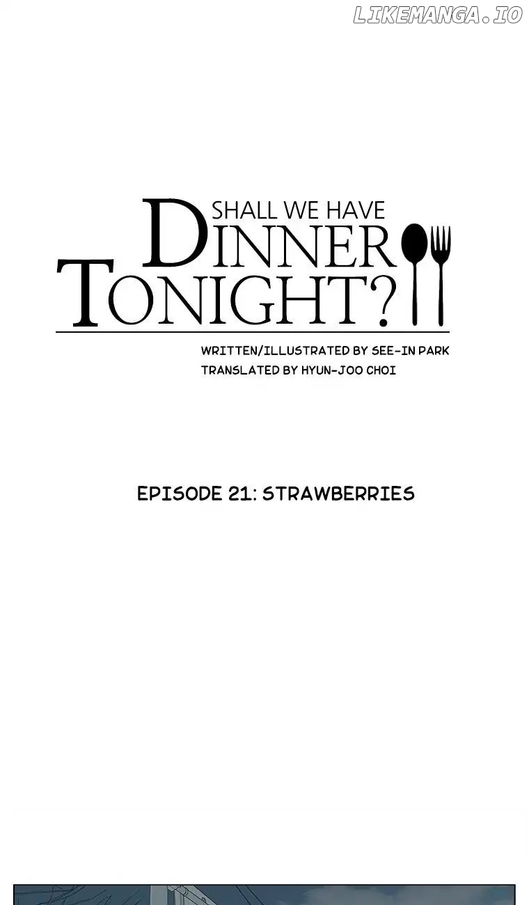 Shall We Have Dinner Tonight? chapter 21 - page 1