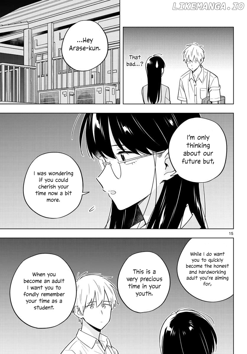 The Teacher Can Not Tell Me Love chapter 34 - page 15