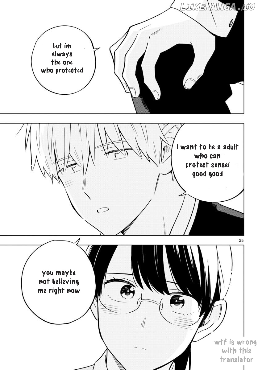 The Teacher Can Not Tell Me Love chapter 31 - page 26