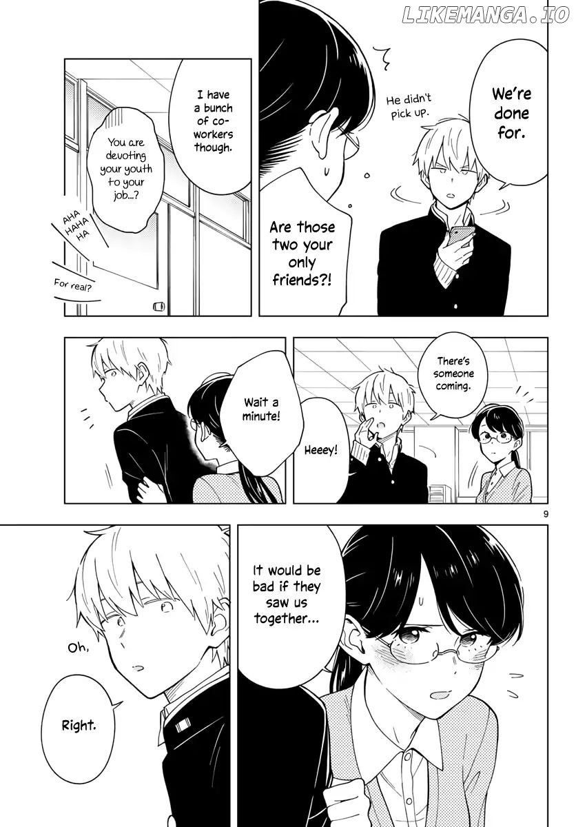 The Teacher Can Not Tell Me Love chapter 8 - page 9