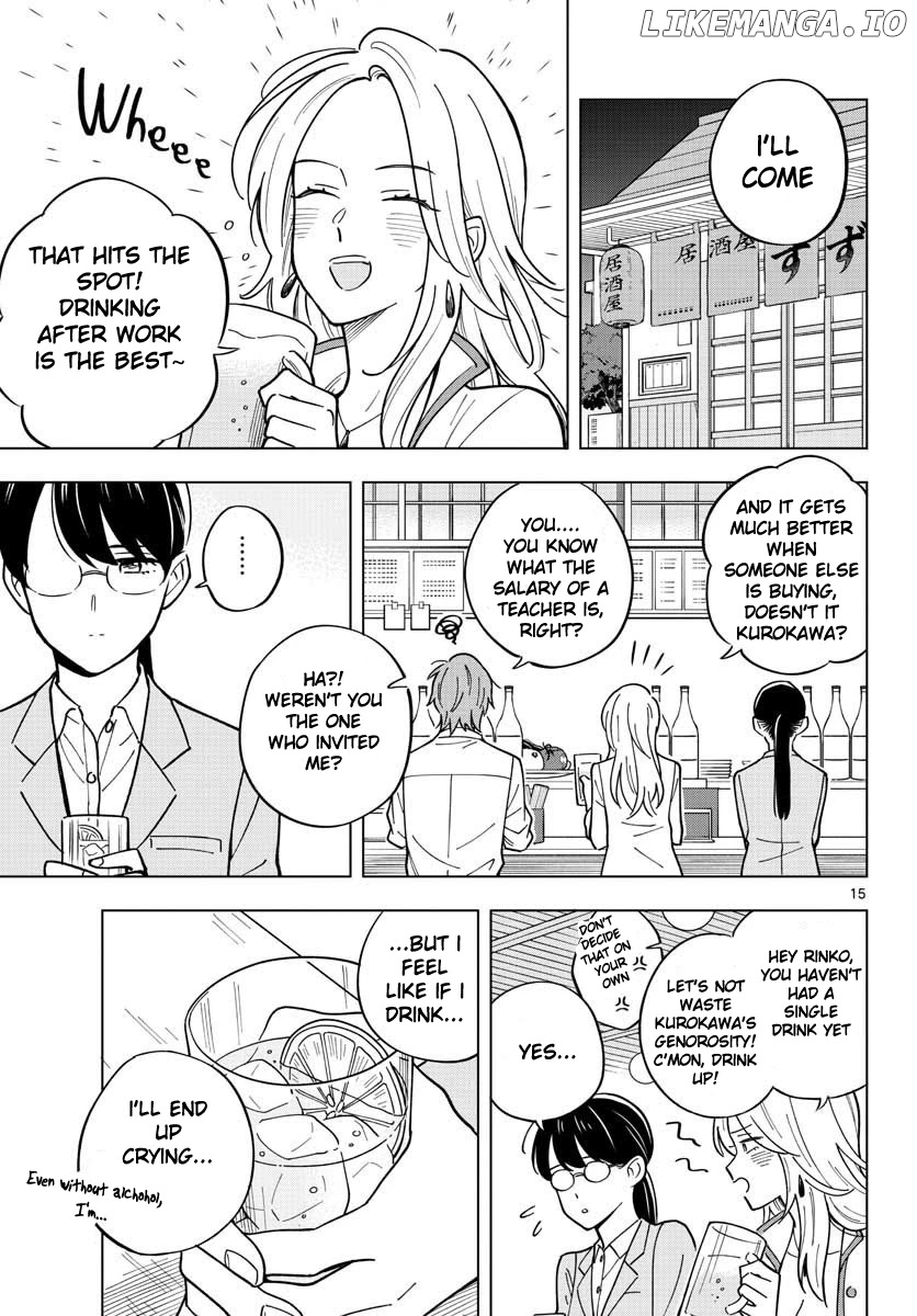 The Teacher Can Not Tell Me Love chapter 30 - page 15