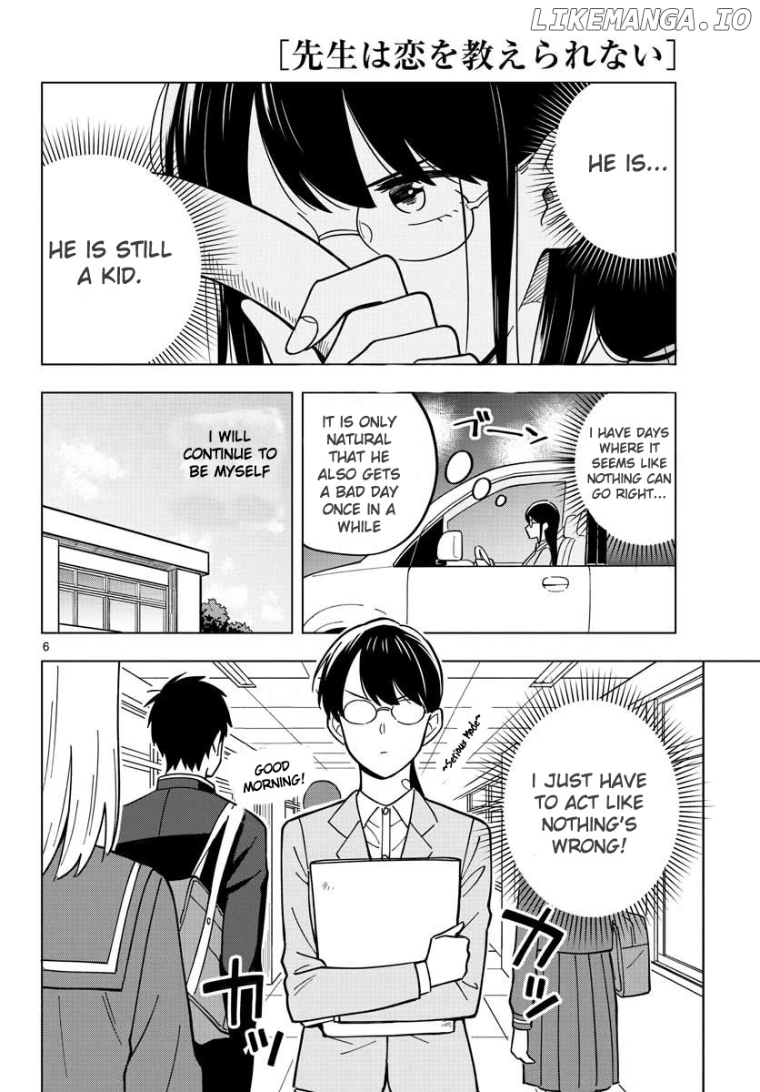 The Teacher Can Not Tell Me Love chapter 30 - page 6