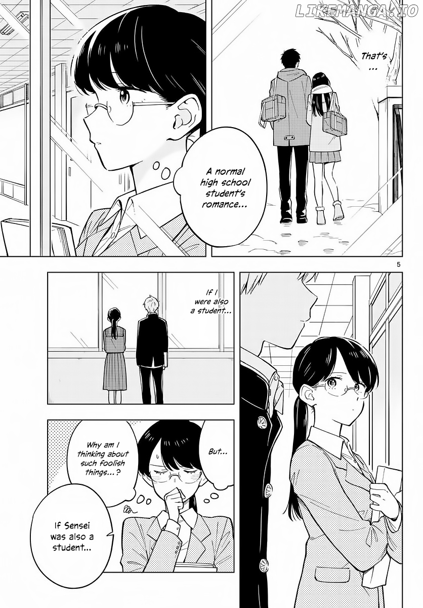 The Teacher Can Not Tell Me Love chapter 14 - page 5