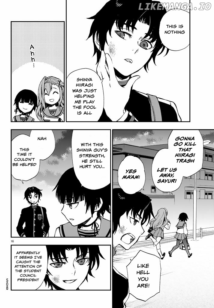 Owari no Seraph: Ichinose Guren, 16-Sai no Catastrophe chapter 7 - page 16