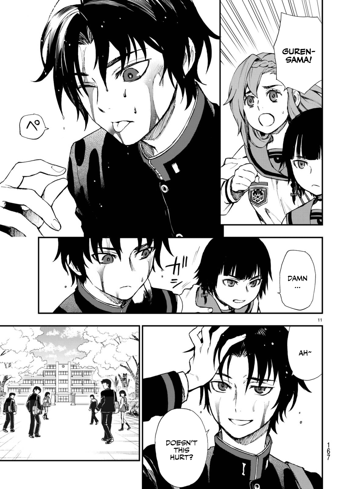 Owari no Seraph: Ichinose Guren, 16-Sai no Catastrophe chapter 2 - page 11