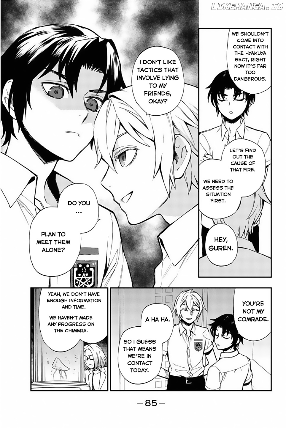 Owari no Seraph: Ichinose Guren, 16-Sai no Catastrophe chapter 14 - page 36