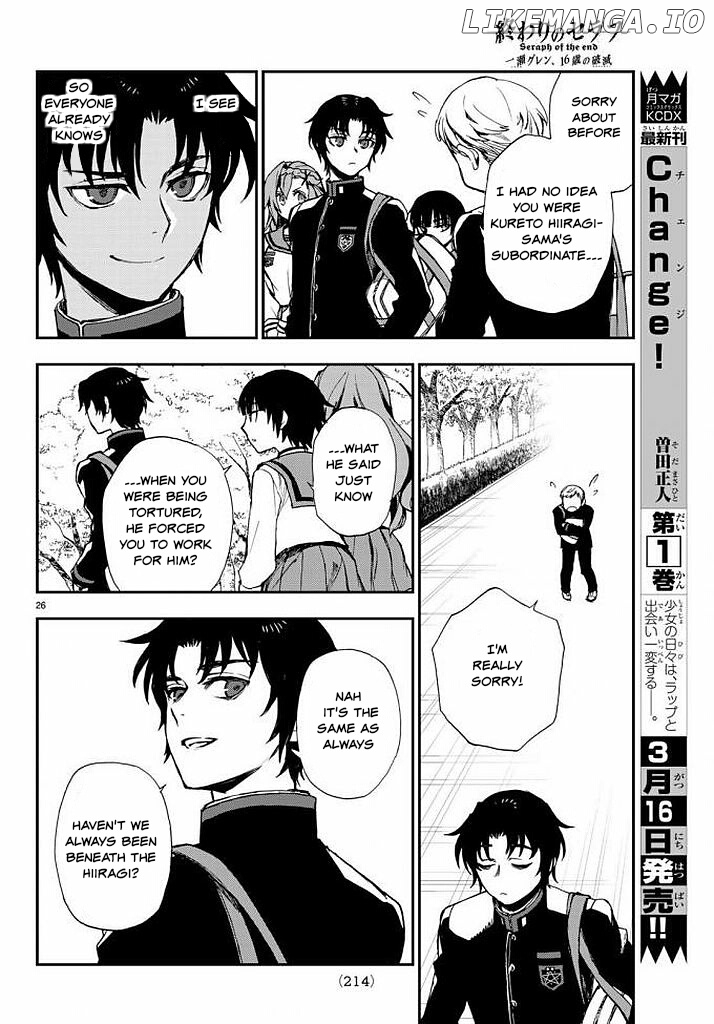 Owari no Seraph: Ichinose Guren, 16-Sai no Catastrophe chapter 9 - page 26