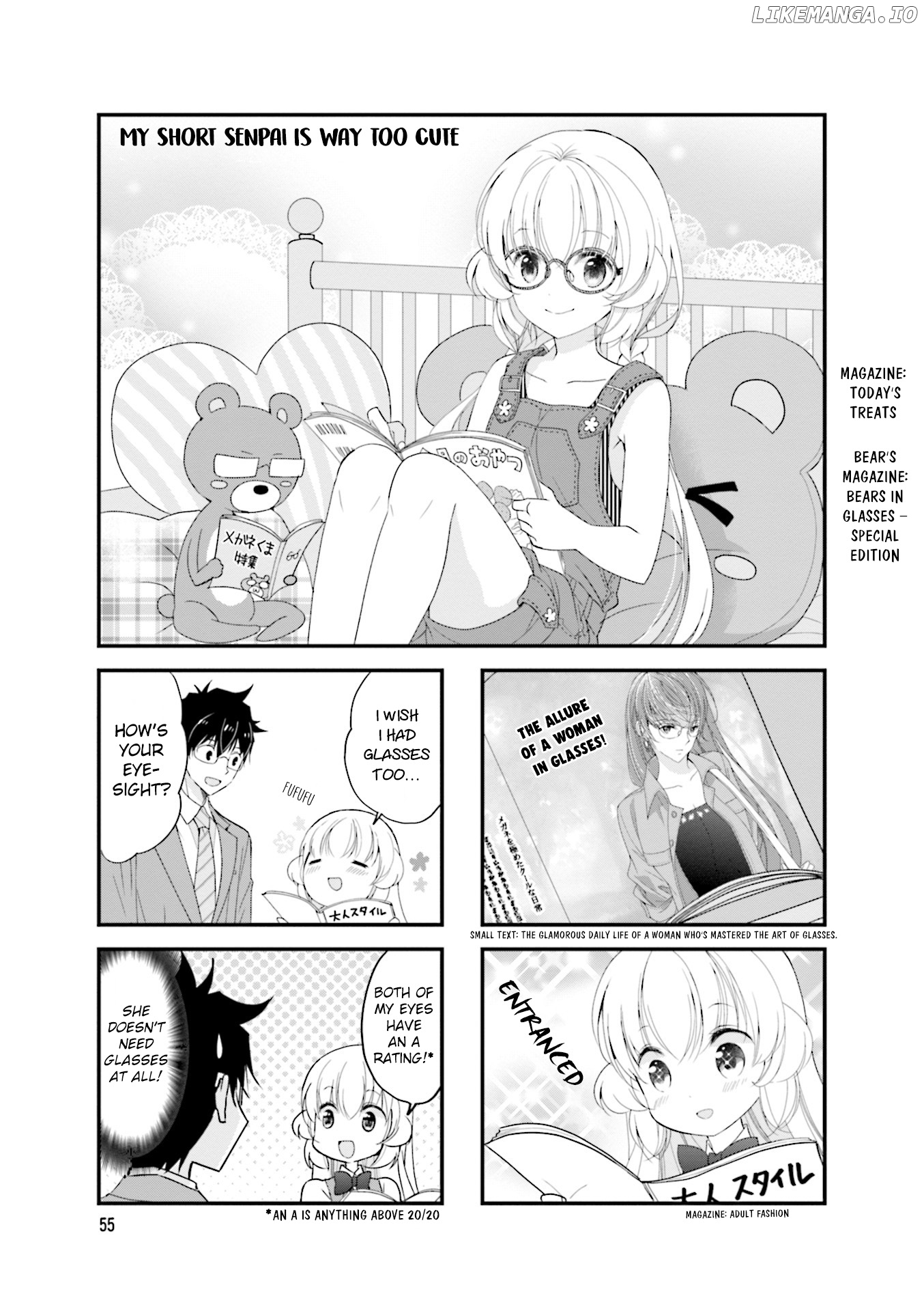 my Short Senpai is Way Too Cute chapter 23 - page 2