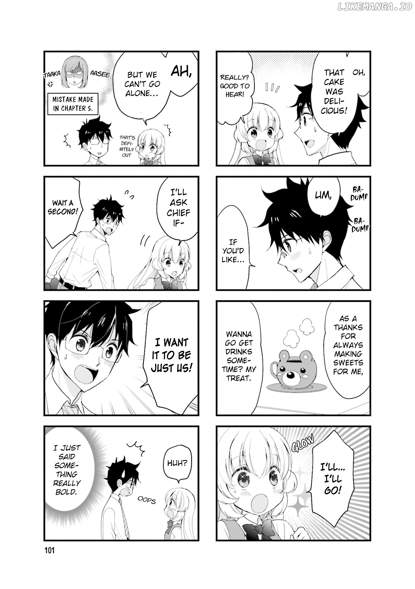 my Short Senpai is Way Too Cute chapter 28 - page 8