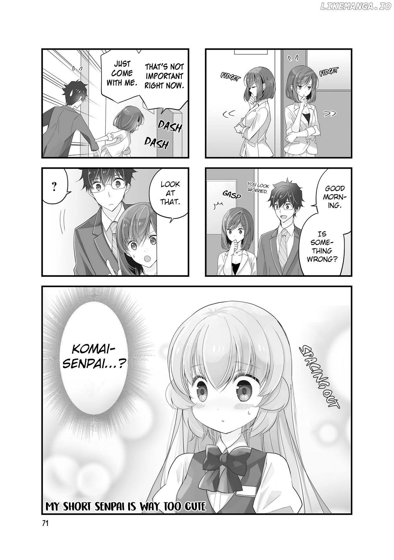 my Short Senpai is Way Too Cute chapter 25 - page 2