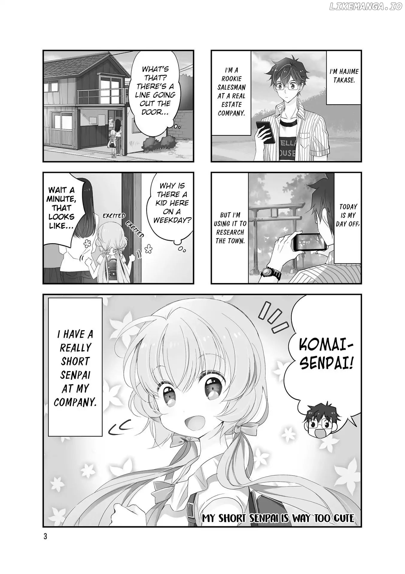 my Short Senpai is Way Too Cute chapter 16 - page 2