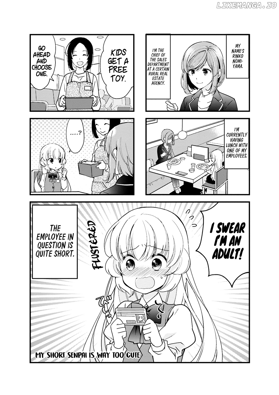 my Short Senpai is Way Too Cute chapter 11 - page 2