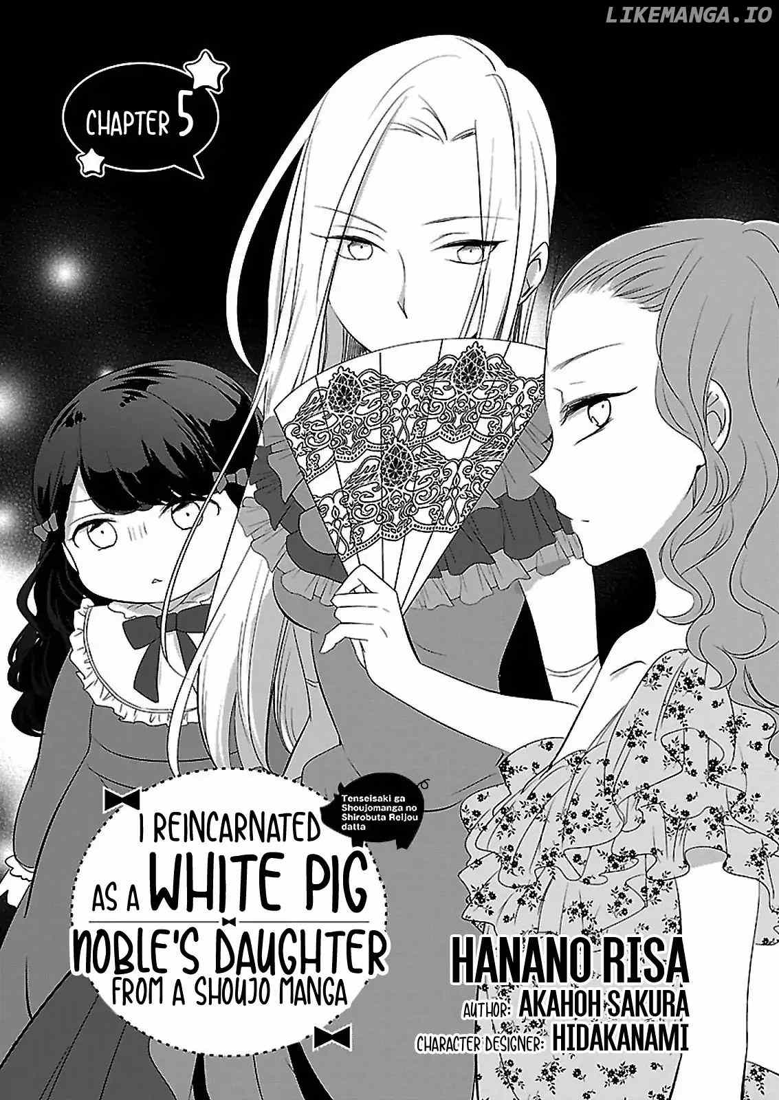 Tensei Saki ga Shoujo Manga no Shiro Buta Reijou datta chapter 5 - page 3