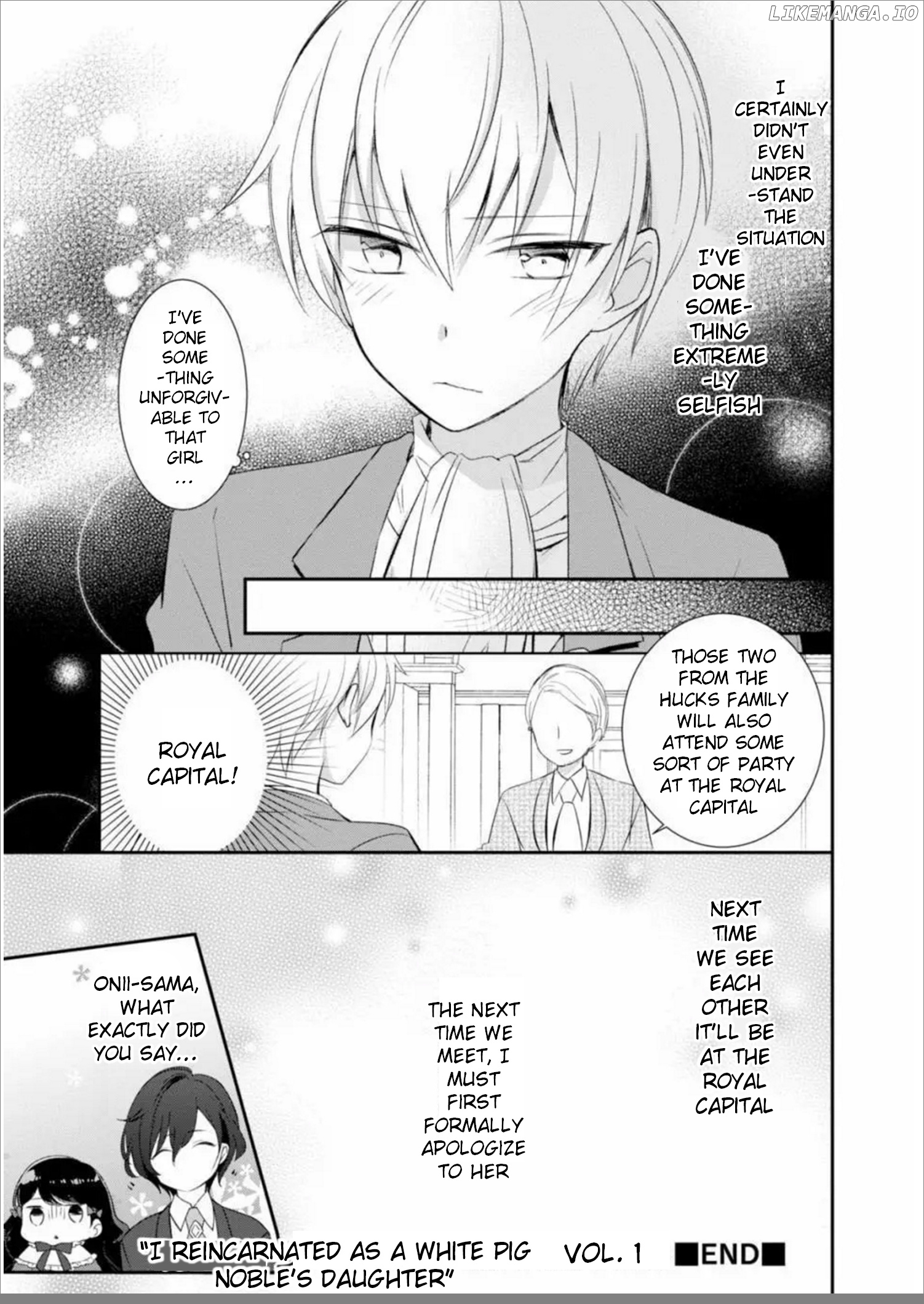 Tensei Saki ga Shoujo Manga no Shiro Buta Reijou datta chapter 3.5 - page 6