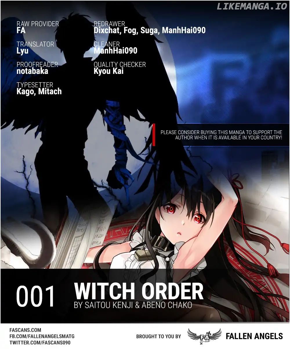 Witch Order chapter 1 - page 1