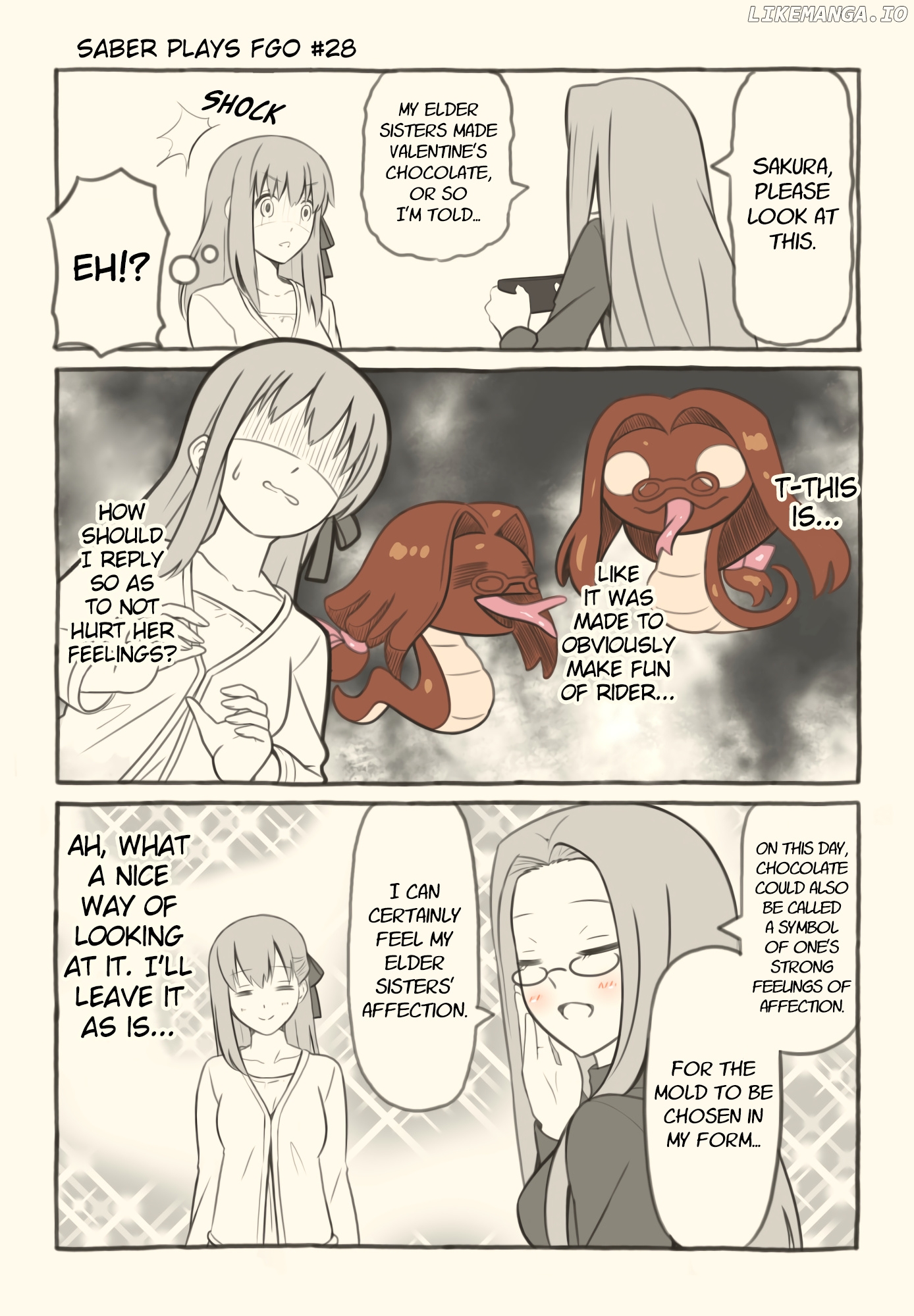 Saber Plays Fate/Grand Order chapter 28 - page 1