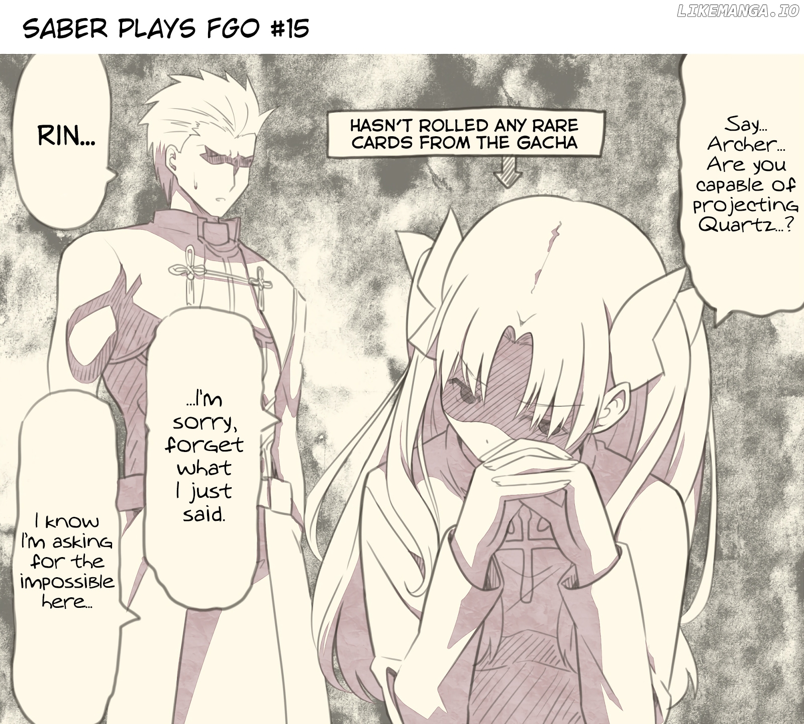 Saber Plays Fate/Grand Order chapter 15 - page 1