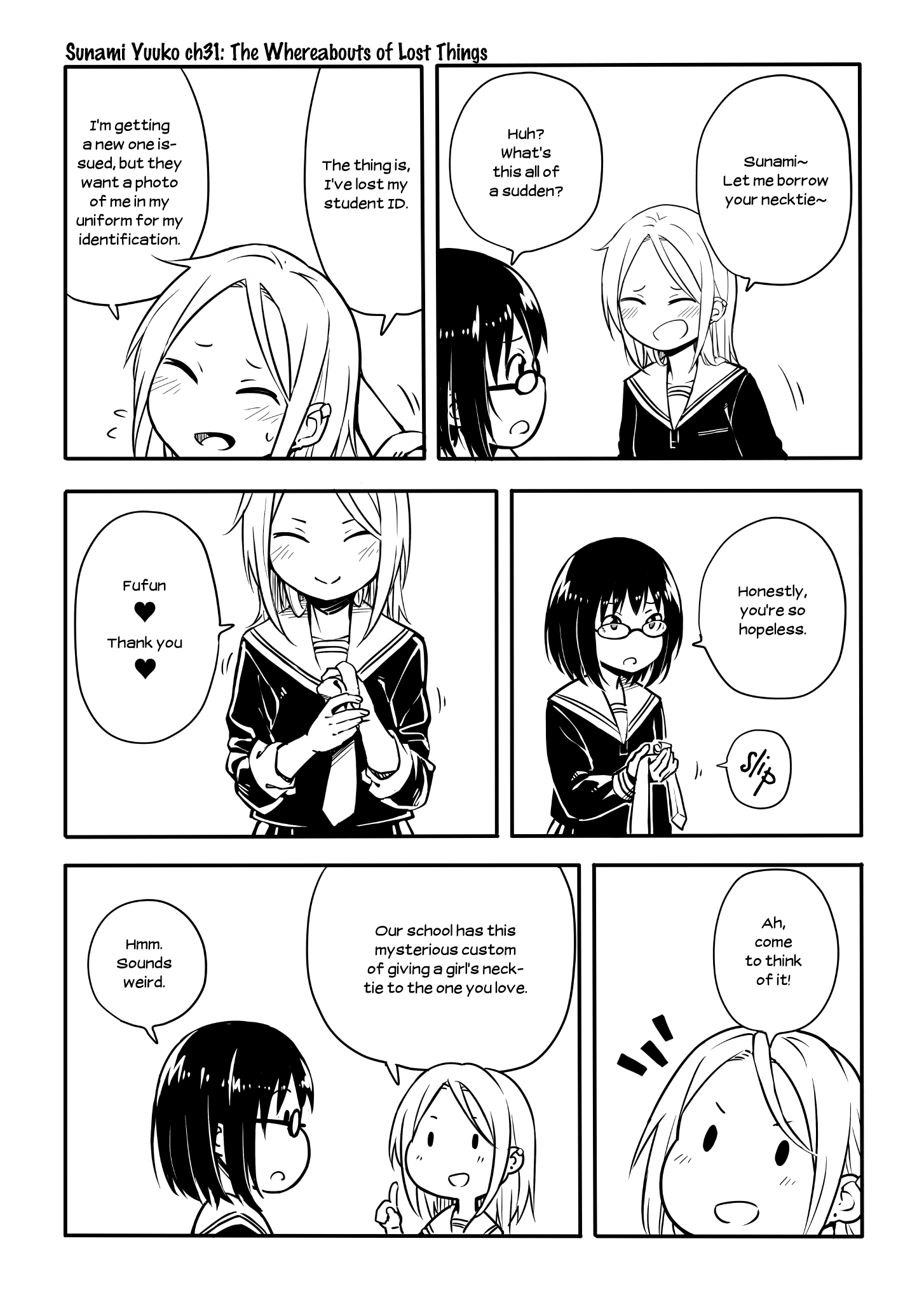 Sunami Yuuko And The Yuri People chapter 31 - page 1