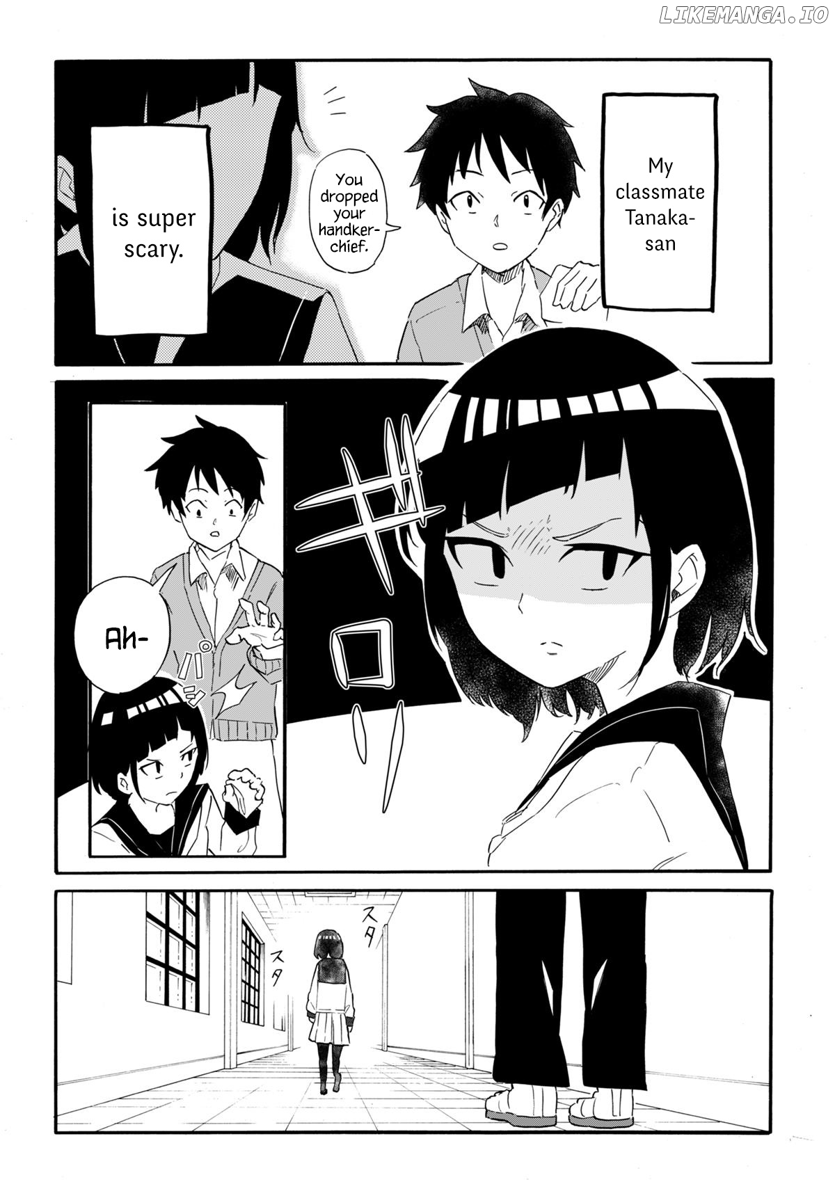 my Classmate Tanaka-San is Super Scary chapter 1 - page 1