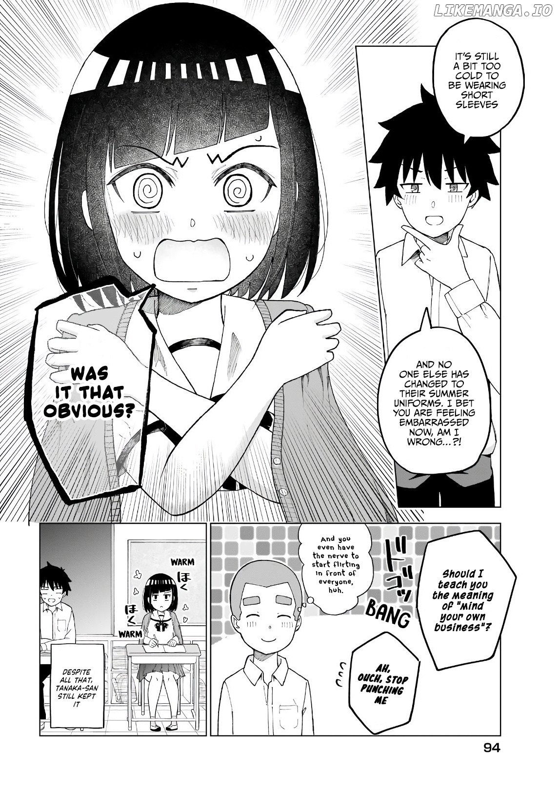 my Classmate Tanaka-San is Super Scary chapter 39 - page 5