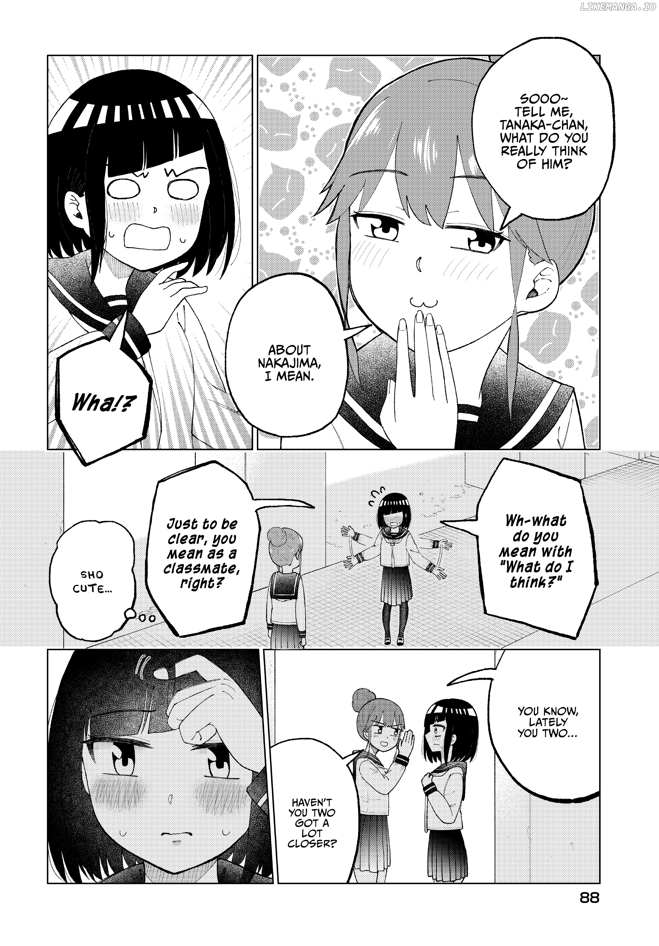 my Classmate Tanaka-San is Super Scary chapter 37 - page 3