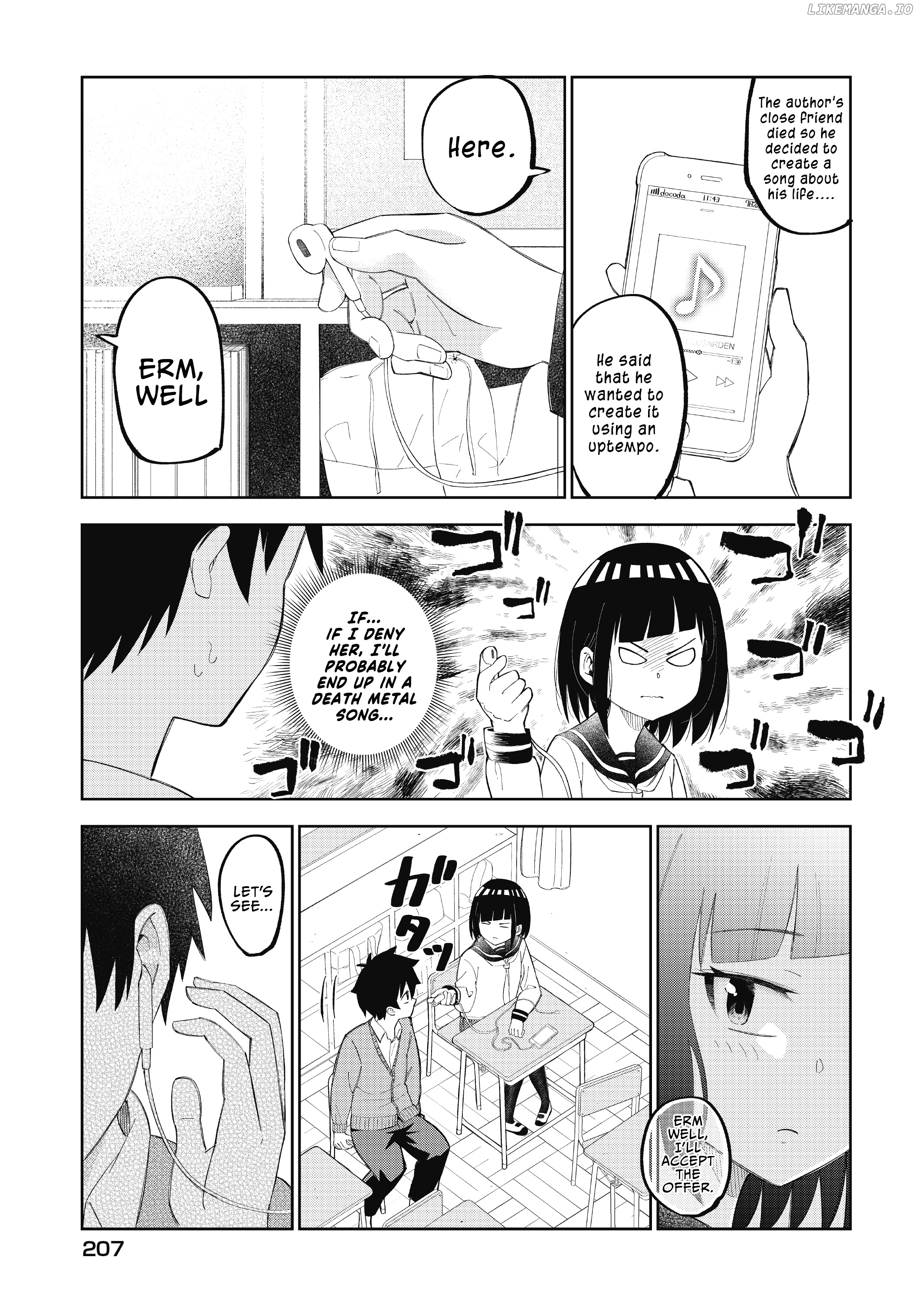 my Classmate Tanaka-San is Super Scary chapter 21 - page 4