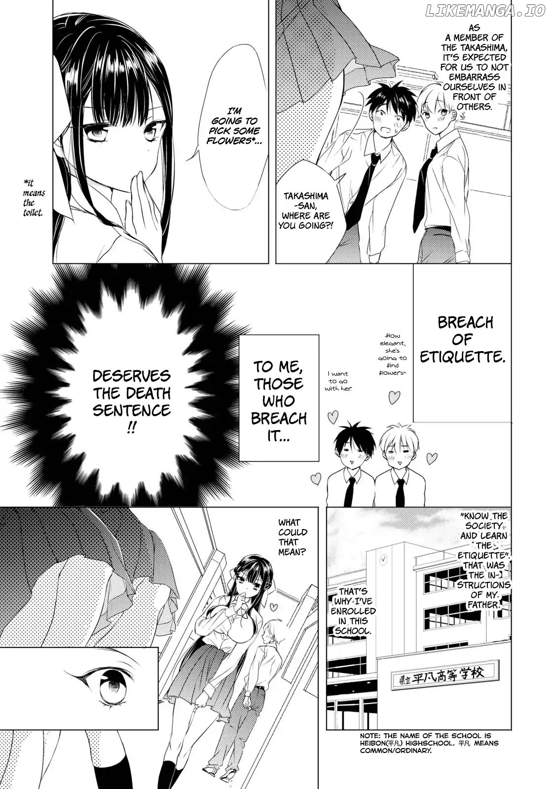 The Secret Etiquette Of Lady Takashima. chapter 1 - page 5