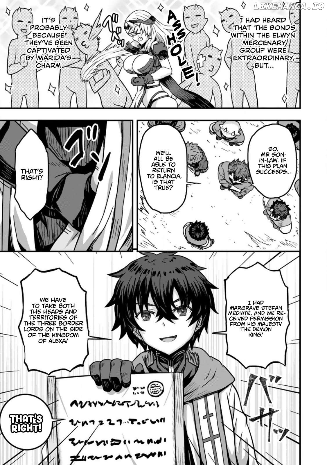 Isekai Saikyou no Yome desu ga, Yoru no Tatakai wa Ore no Hou ga Tsuyoi You desu ~Chiryaku o Ikashite Nariagaru Harem Senki~ Chapter 1 - page 27