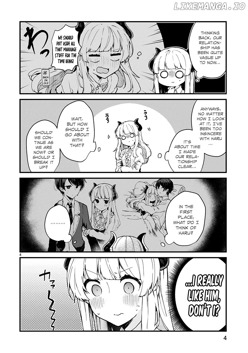 Maou-sama to Kekkonshitai (Serialization) chapter 6 - page 4