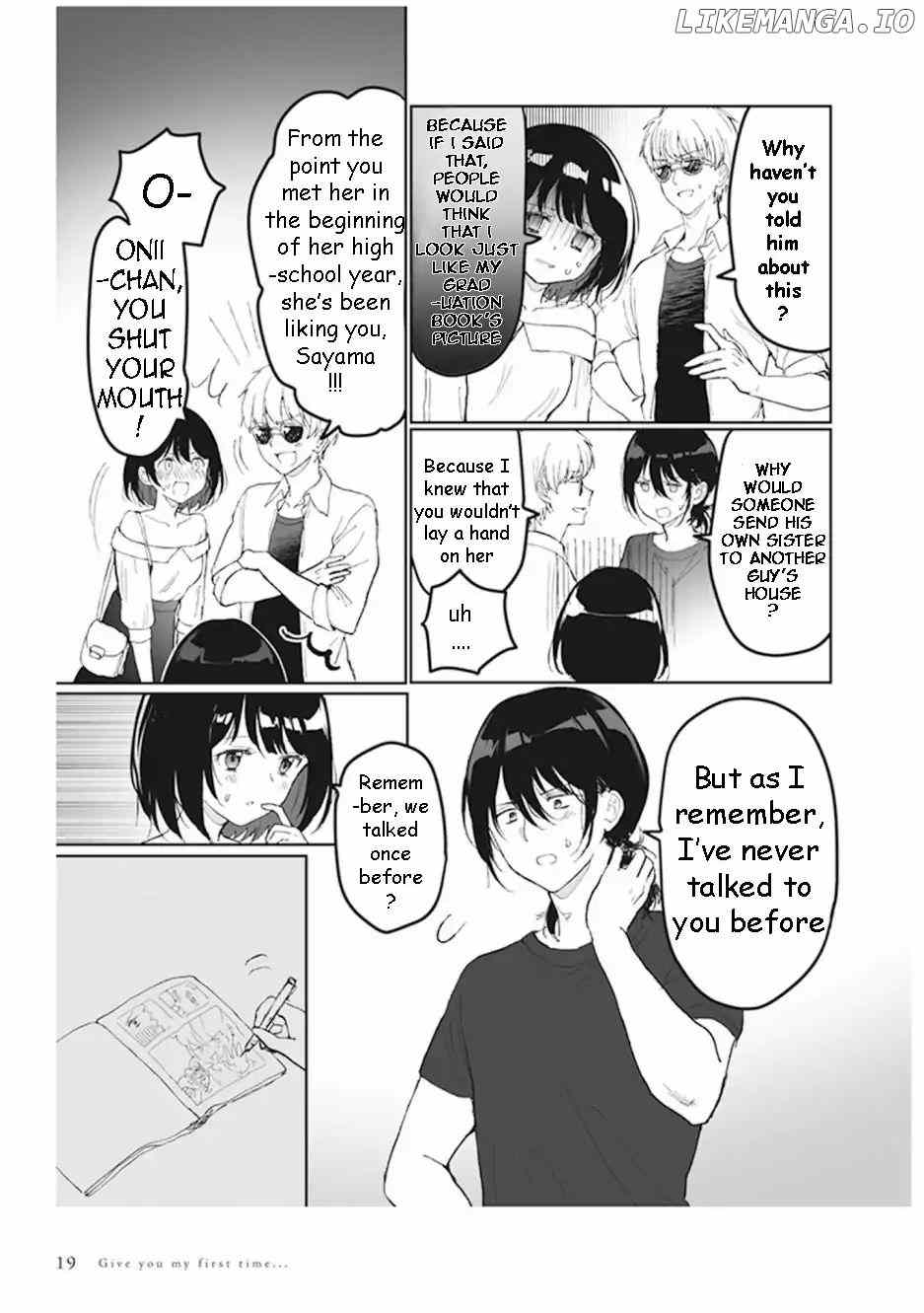 Watashi no Hajimete, Kimi ni Agemasu chapter 1.5 - page 6