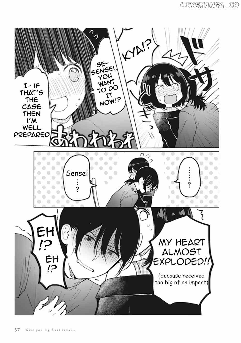 Watashi no Hajimete, Kimi ni Agemasu chapter 1.9 - page 8