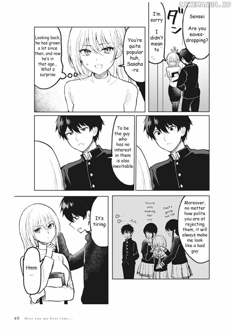 Watashi no Hajimete, Kimi ni Agemasu chapter 2.3 - page 2