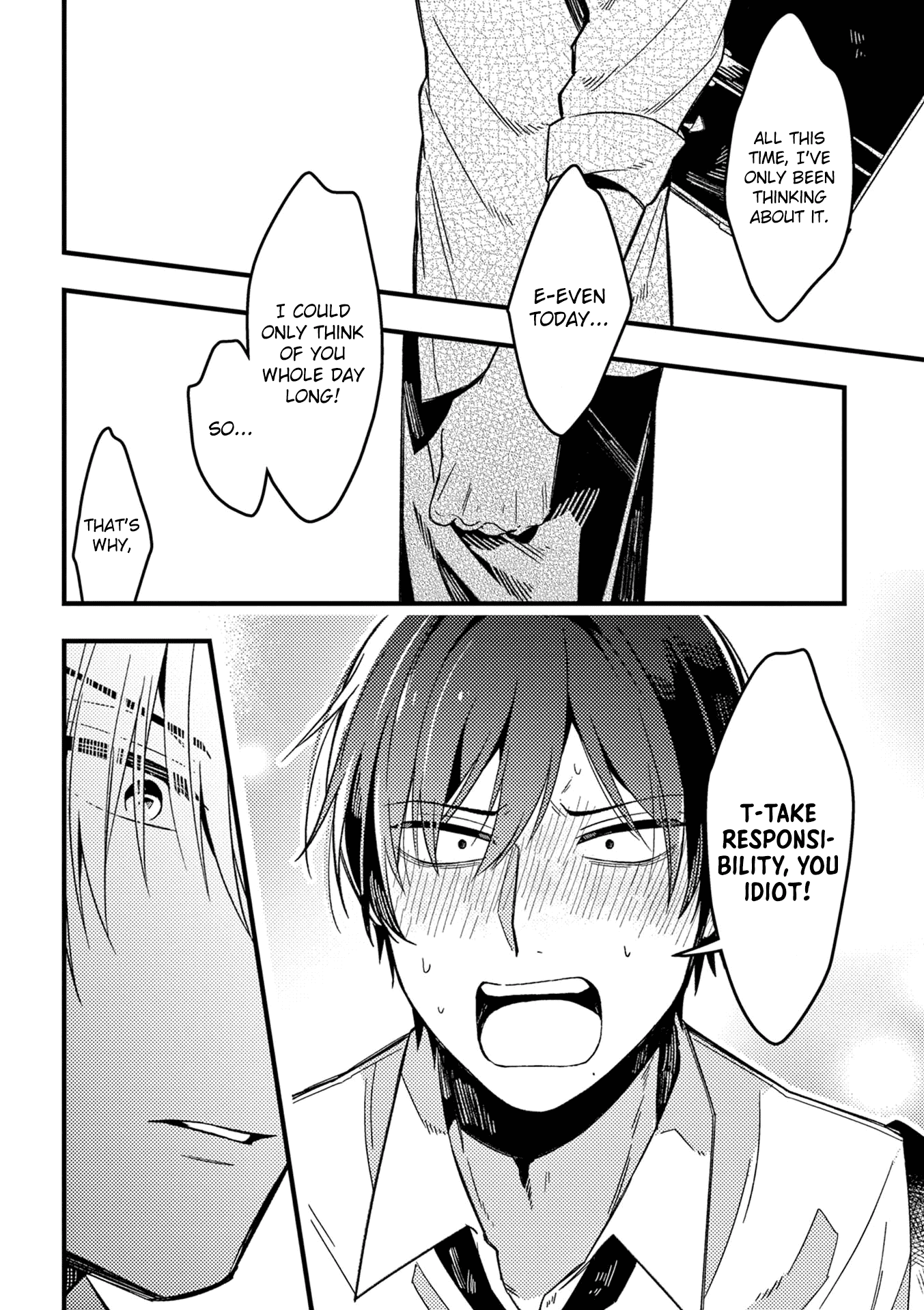 A World Where Everything Definitely Becomes BL vs. The Man Who Definitely Doesn't Want To Be In A BL chapter 35.5 - page 9
