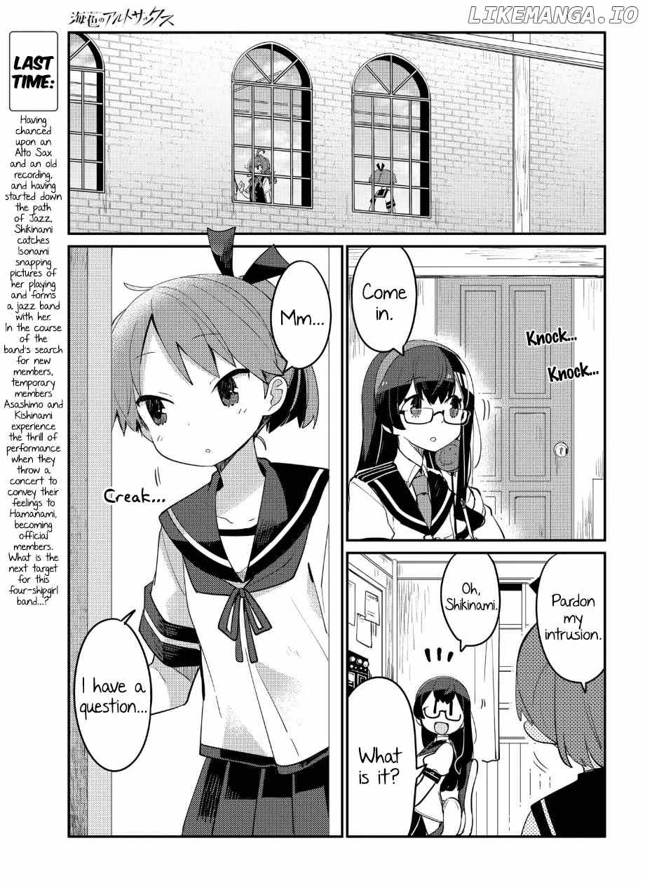 Kantai Collection -KanColle- Miiro no Alto Sax chapter 7 - page 1