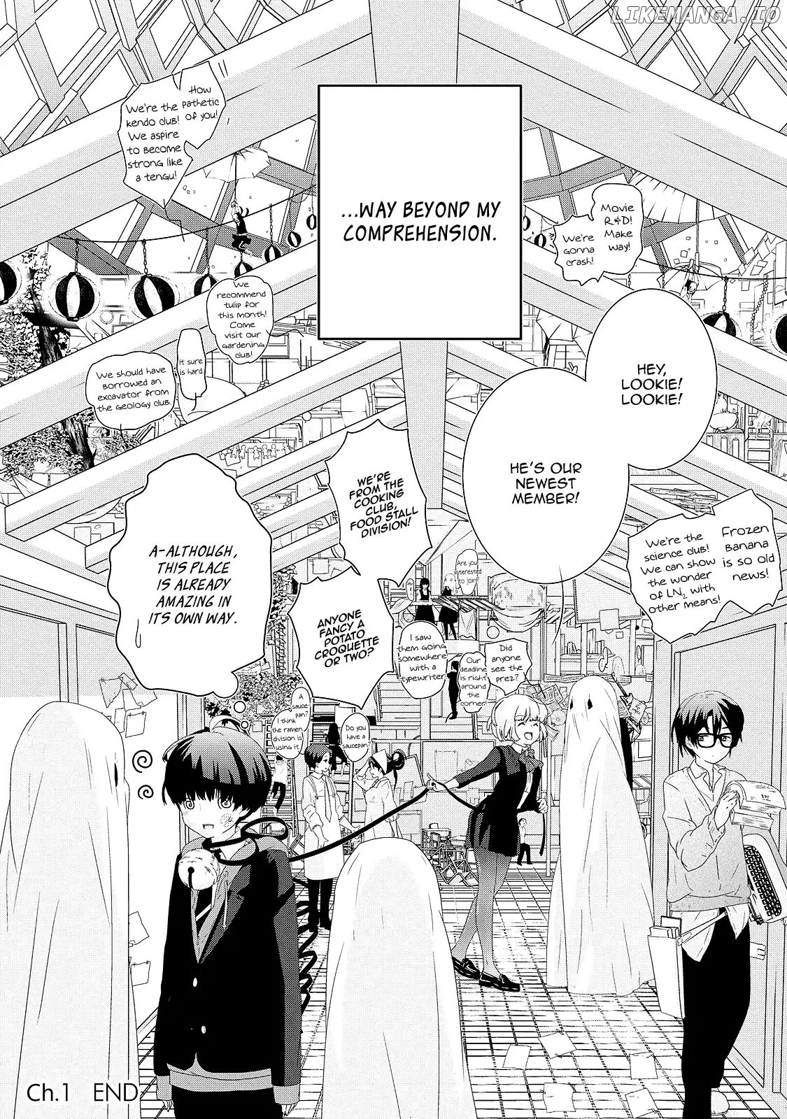 The Female God of Babel: KAMISAMA Club in Tower of Babel chapter 1 - page 44