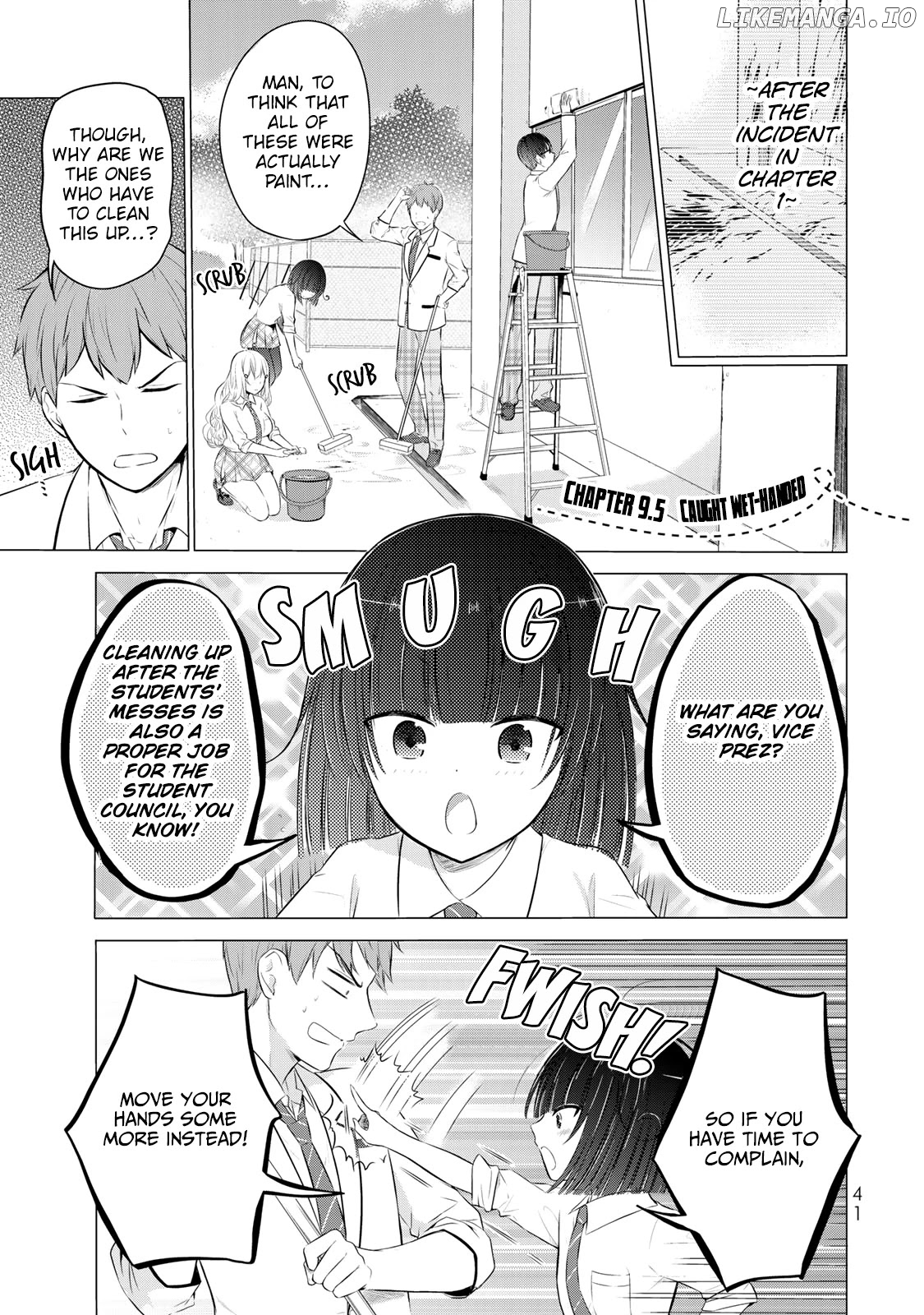 The Student Council President Solves Everything On The Bed chapter 9.5 - page 2