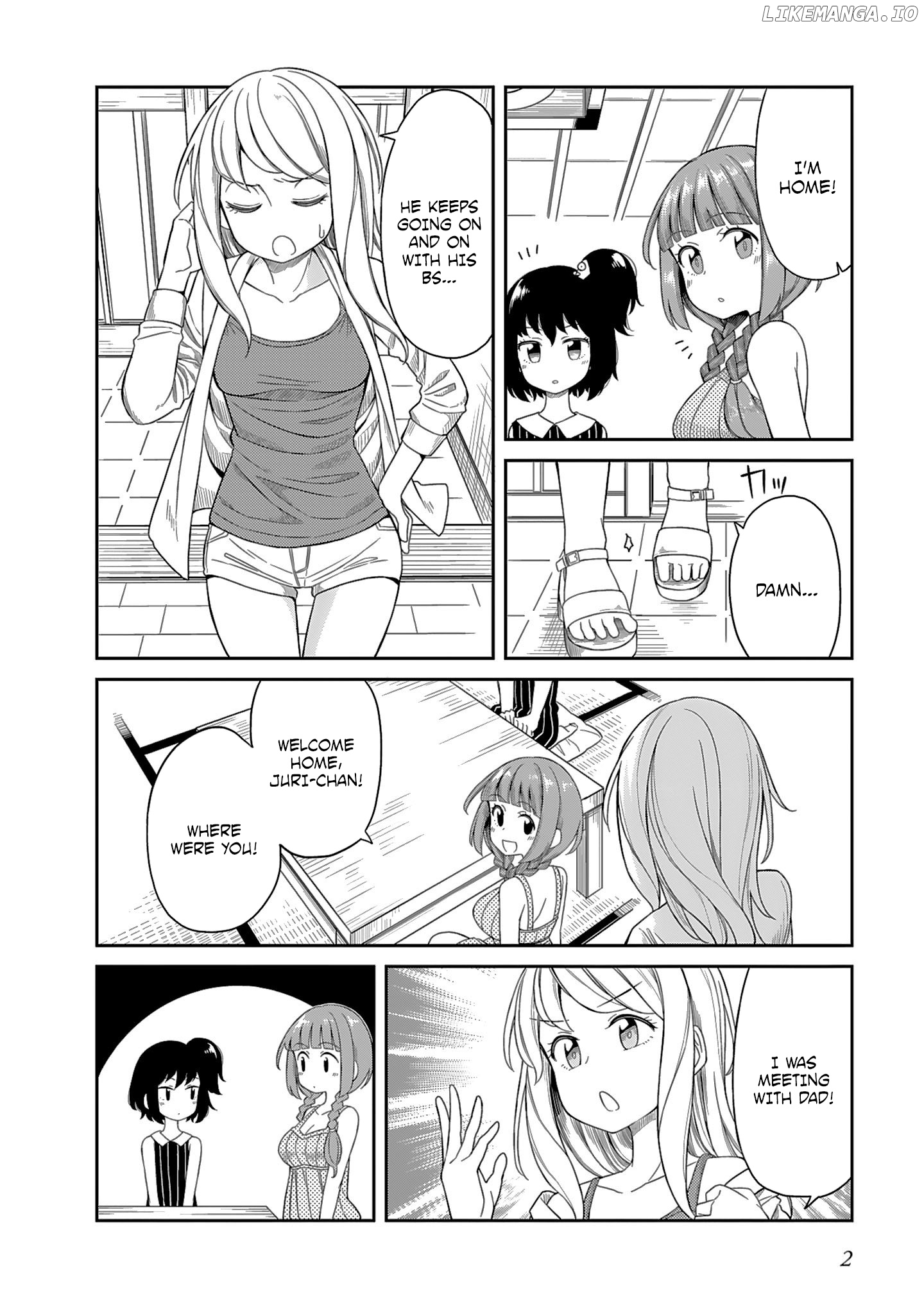 Hinomoto Sanshimai Wa Kamatte Hoshii chapter 0.1 - page 4