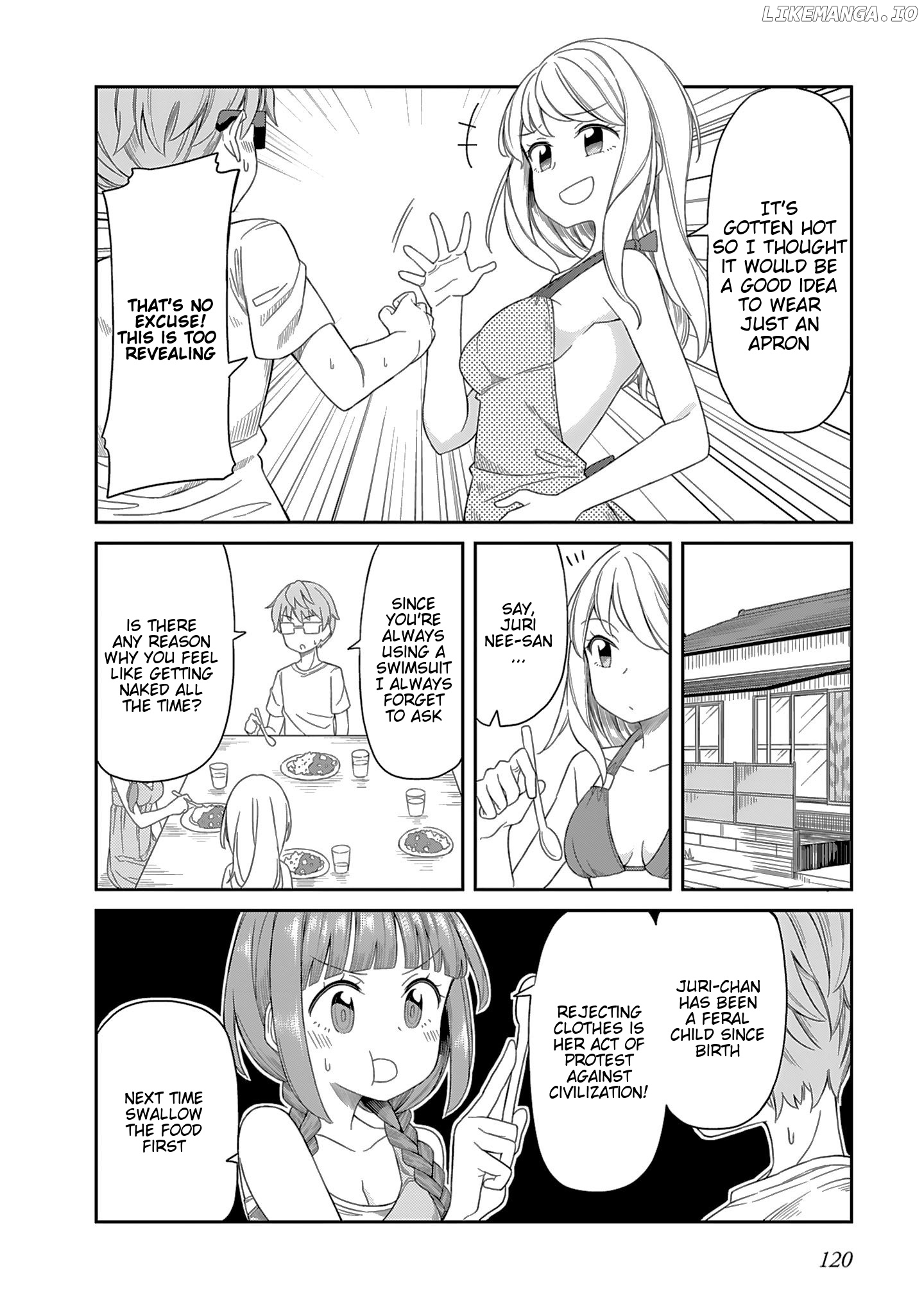 Hinomoto Sanshimai Wa Kamatte Hoshii chapter 9.1 - page 2