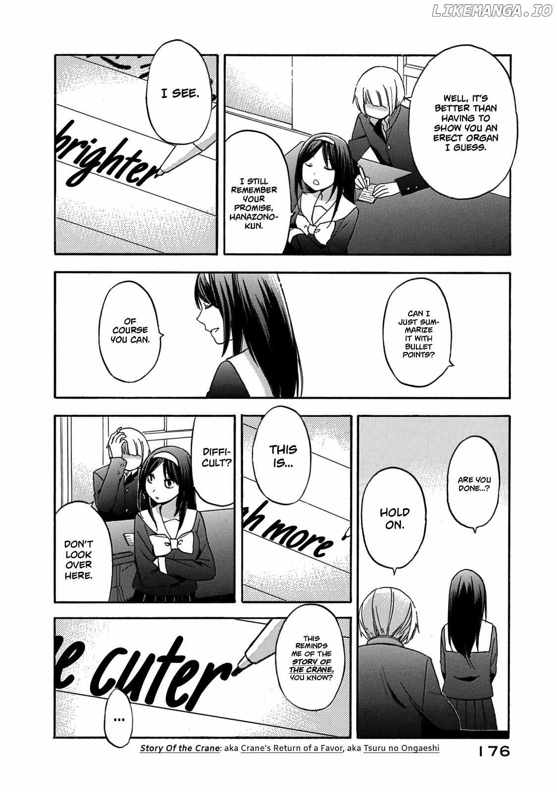 Hanazono And Kazoe's Bizzare After School Rendezvous chapter 28 - page 10