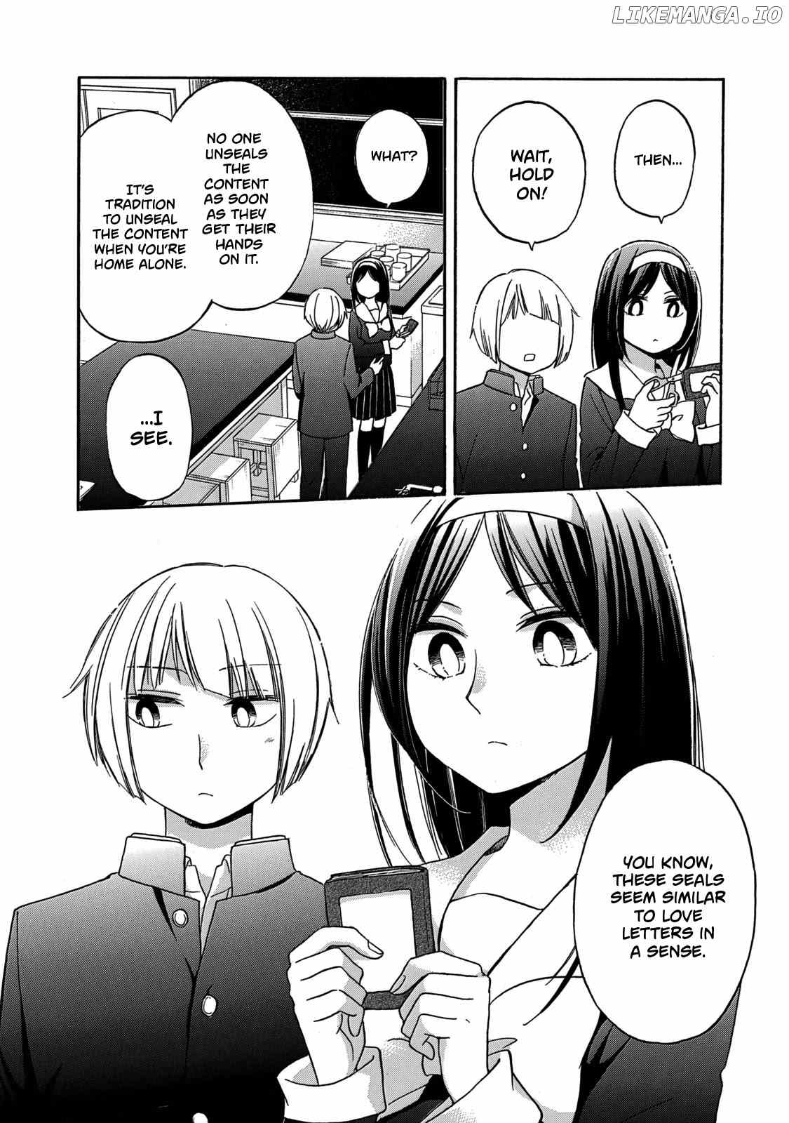 Hanazono And Kazoe's Bizzare After School Rendezvous chapter 28 - page 12