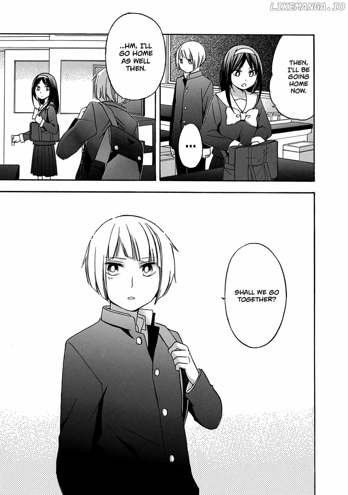 Hanazono And Kazoe's Bizzare After School Rendezvous chapter 28 - page 13