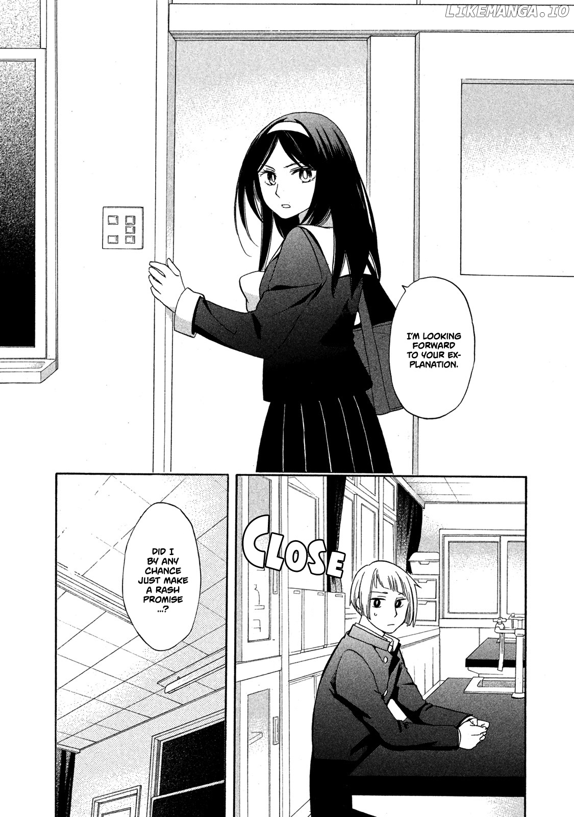 Hanazono And Kazoe's Bizzare After School Rendezvous chapter 3 - page 16