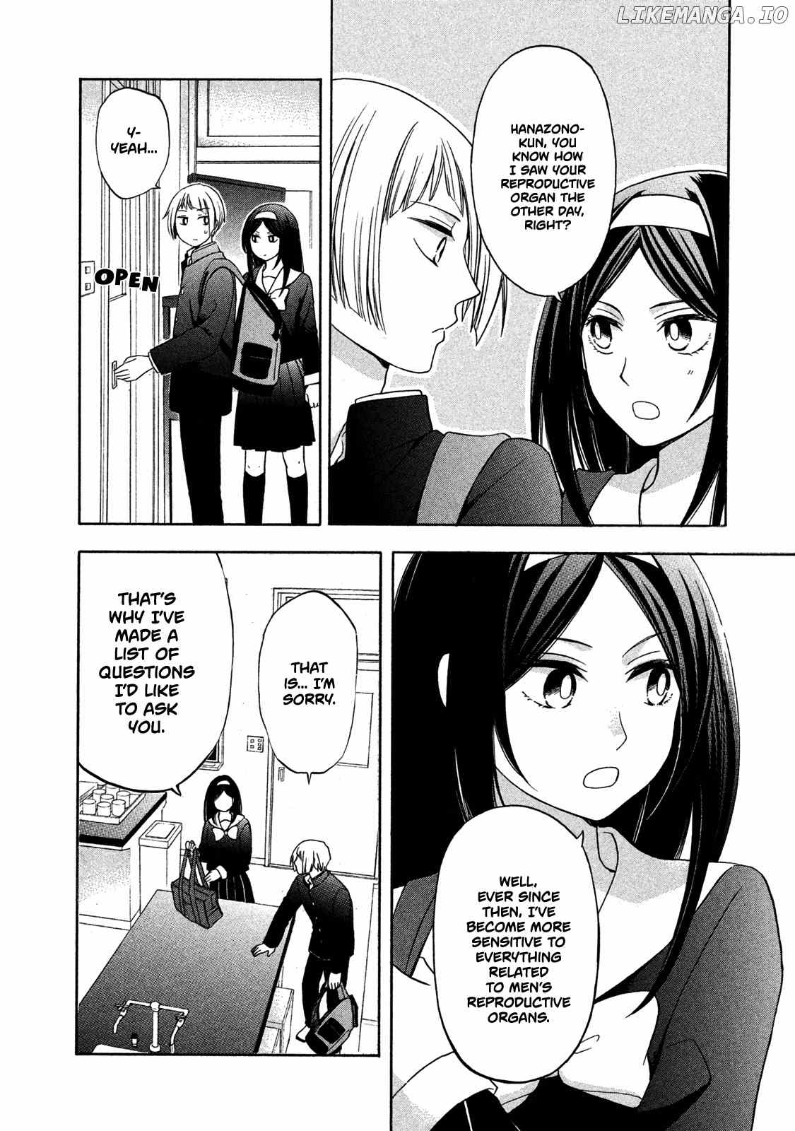 Hanazono And Kazoe's Bizzare After School Rendezvous chapter 3 - page 4