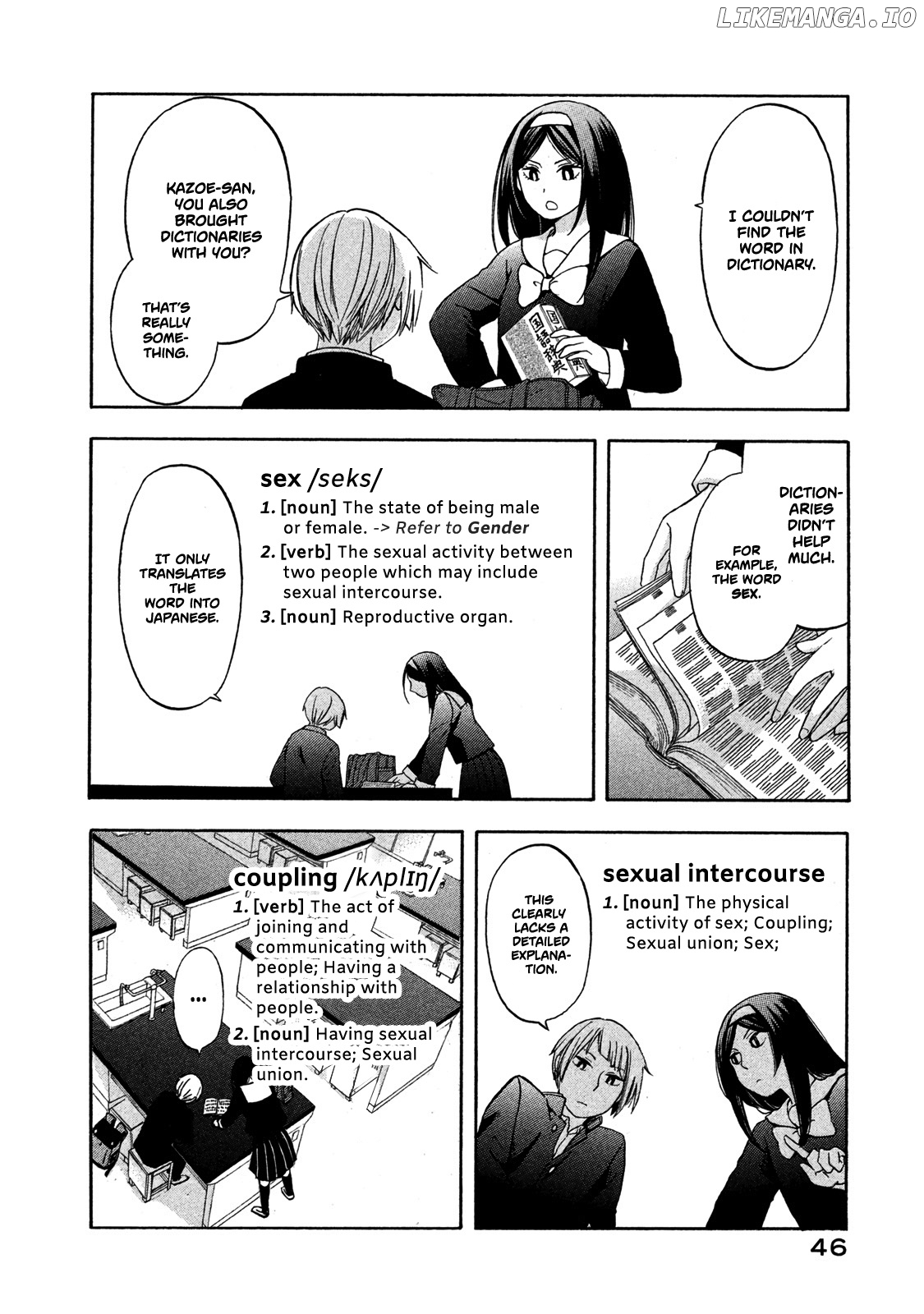 Hanazono And Kazoe's Bizzare After School Rendezvous chapter 3 - page 6