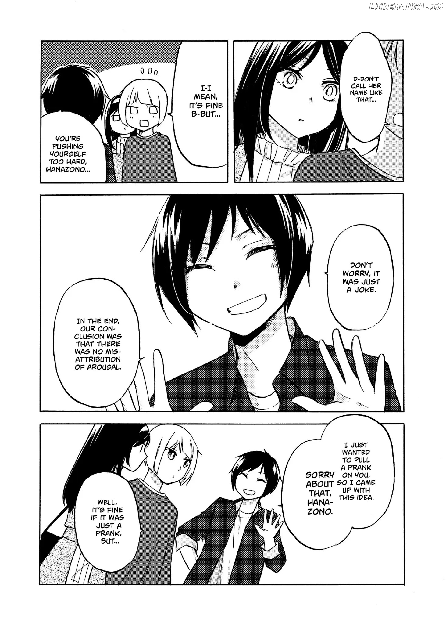 Hanazono And Kazoe's Bizzare After School Rendezvous chapter 30 - page 18