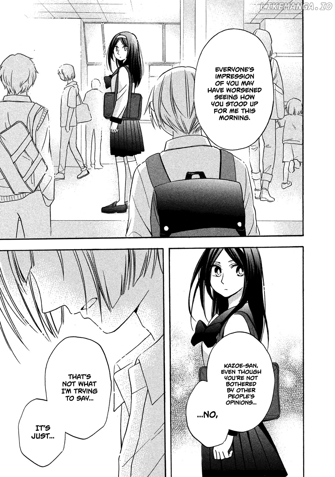 Hanazono And Kazoe's Bizzare After School Rendezvous chapter 8 - page 13